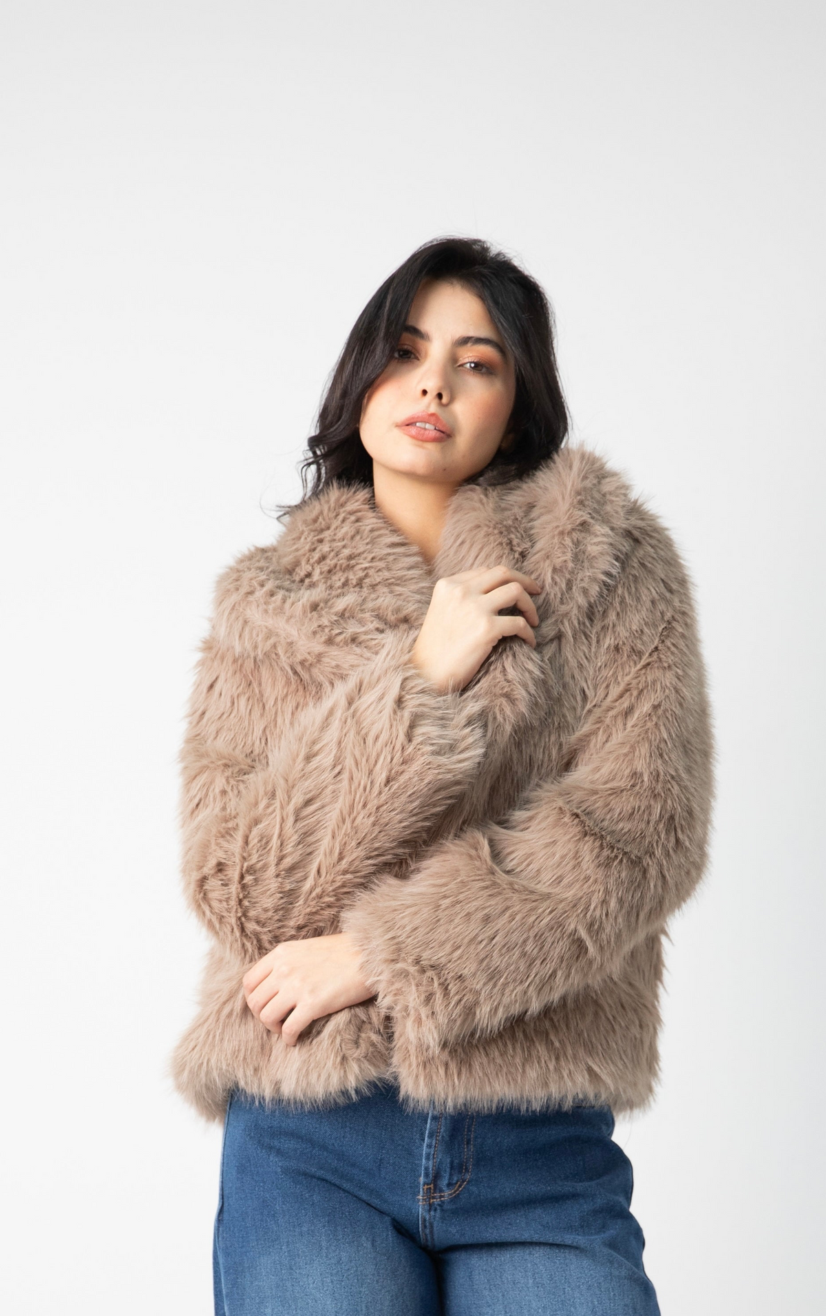 New fox fur jacket