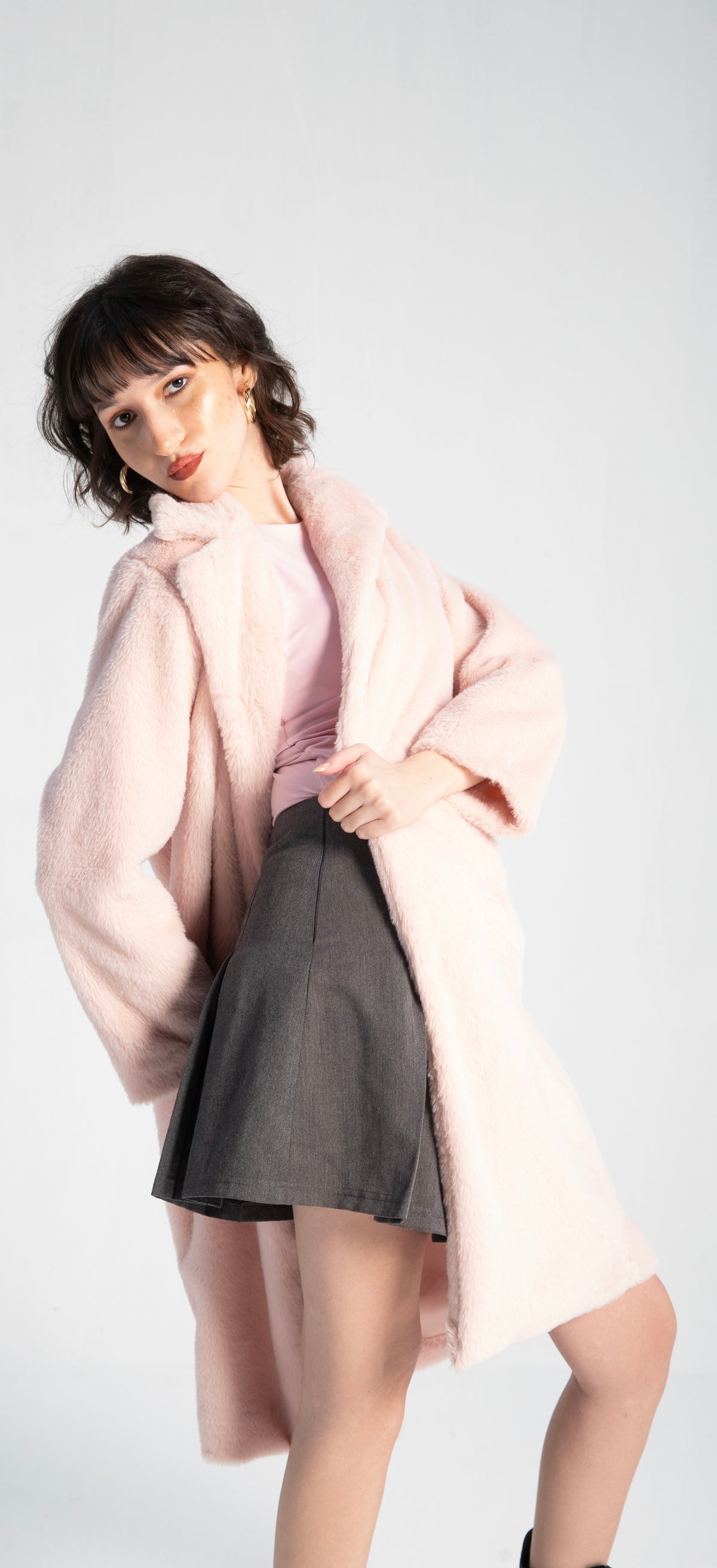 Long Soft Fur Coat
