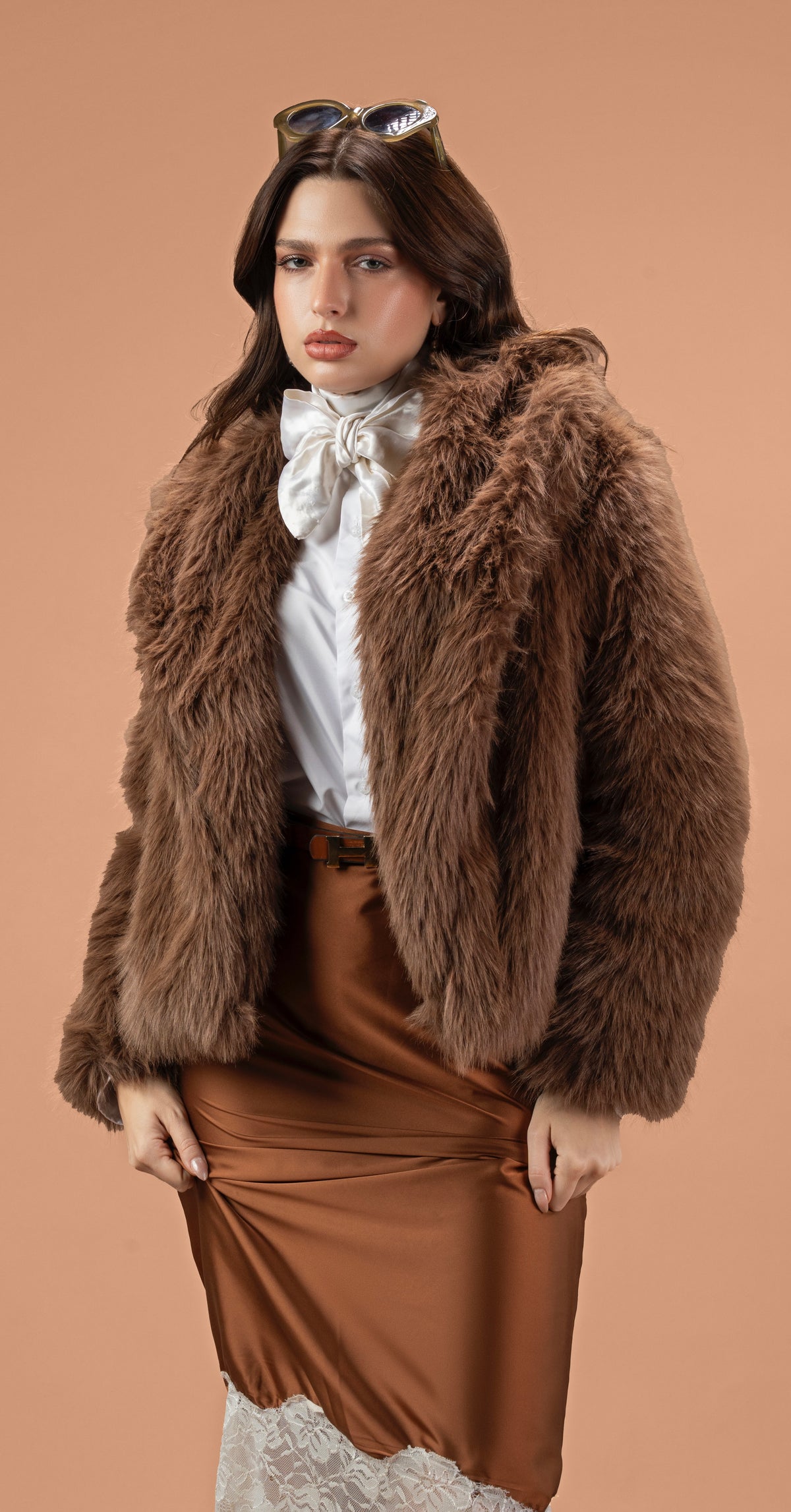 New fox fur jacket