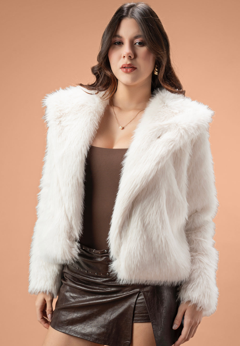 New fox fur jacket