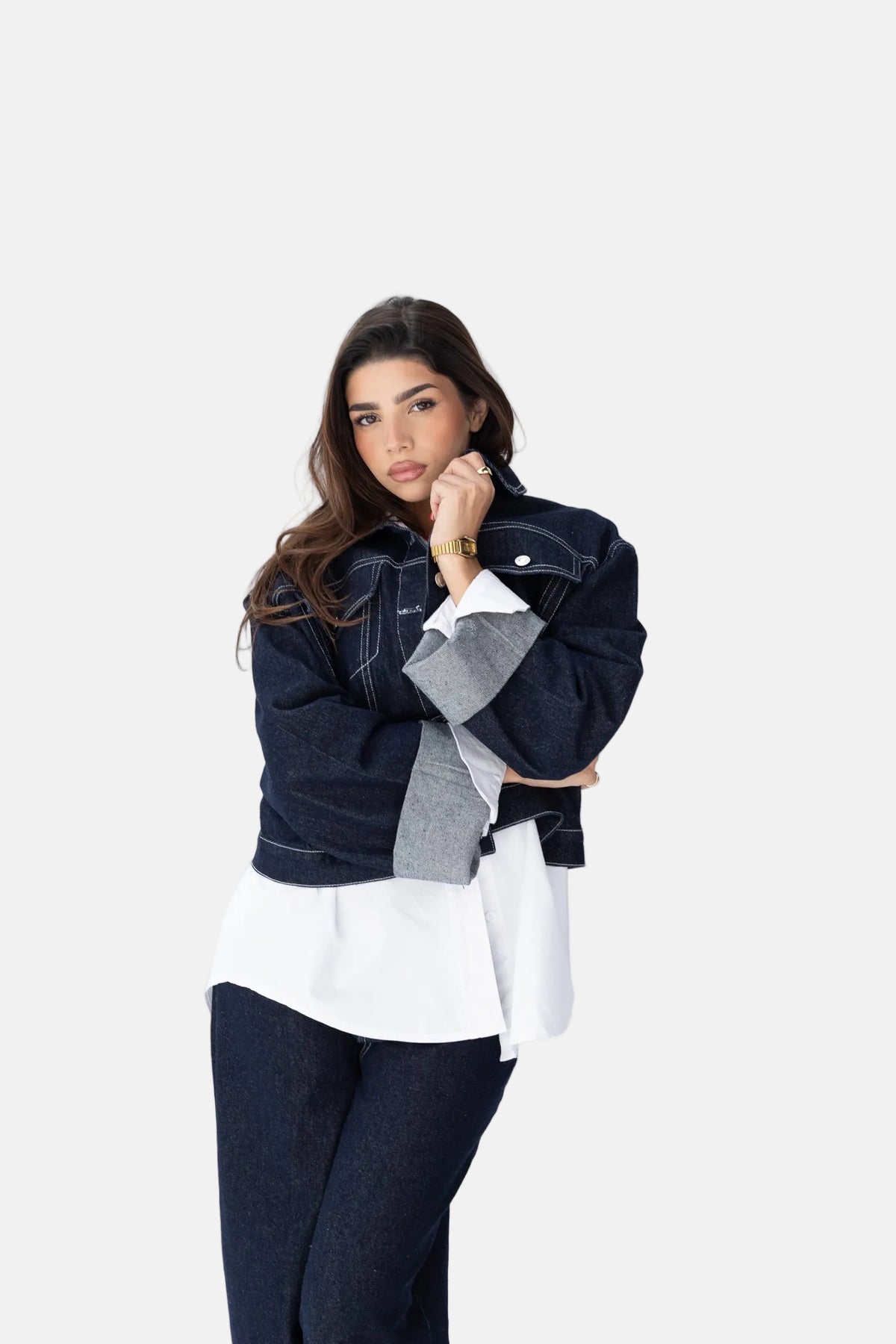 Basic Jeans diamond Jacket