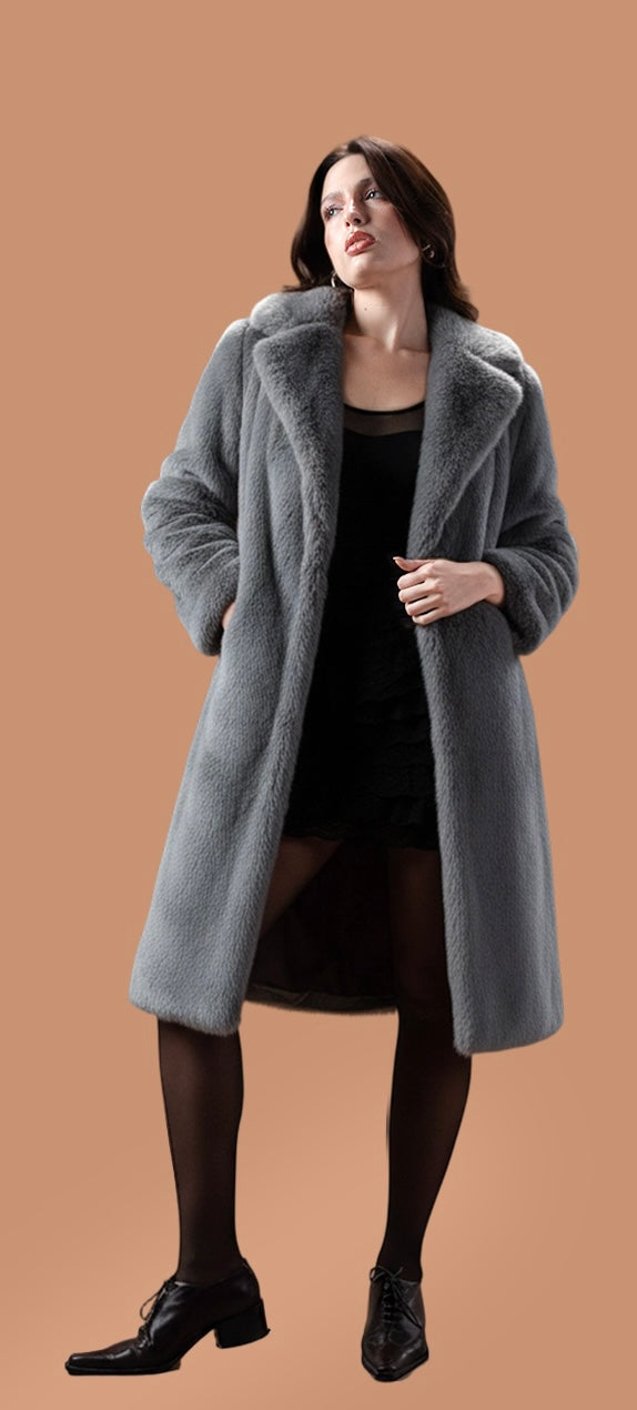Long Soft Fur Coat