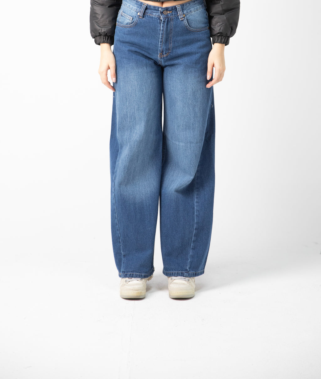 Wide leg denim