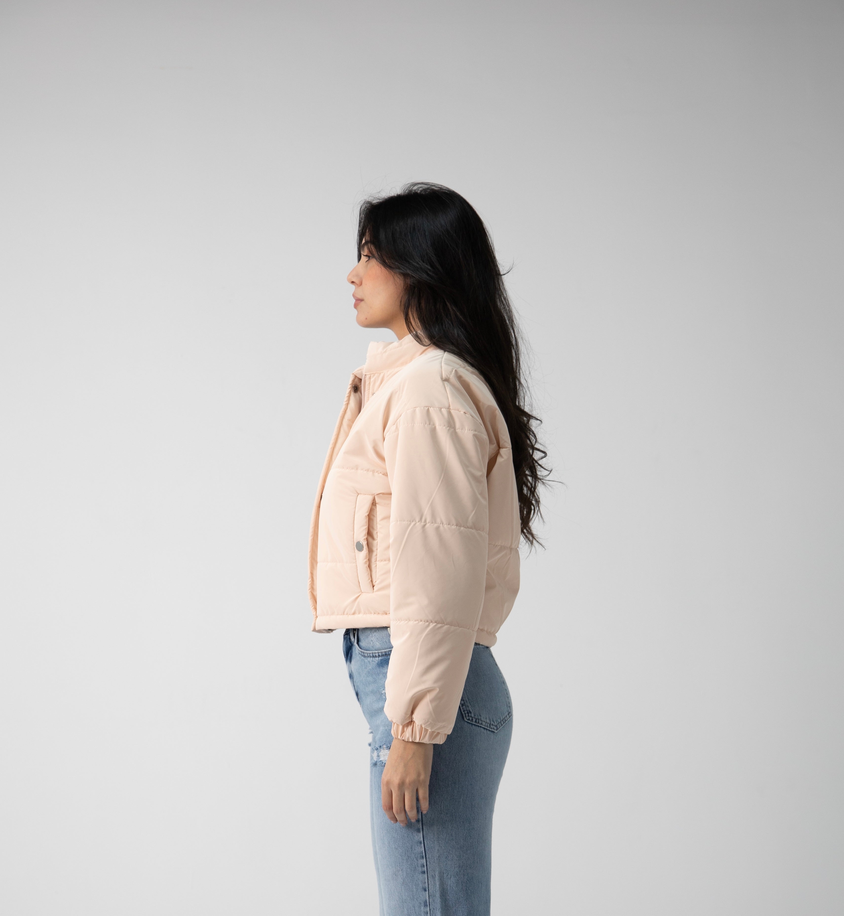 Statement cropped puffer jacket