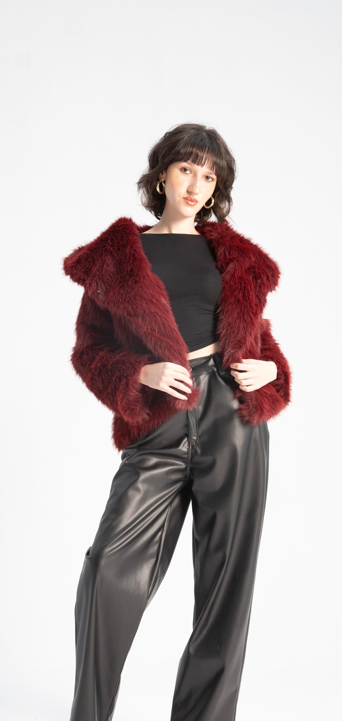 New fox fur jacket