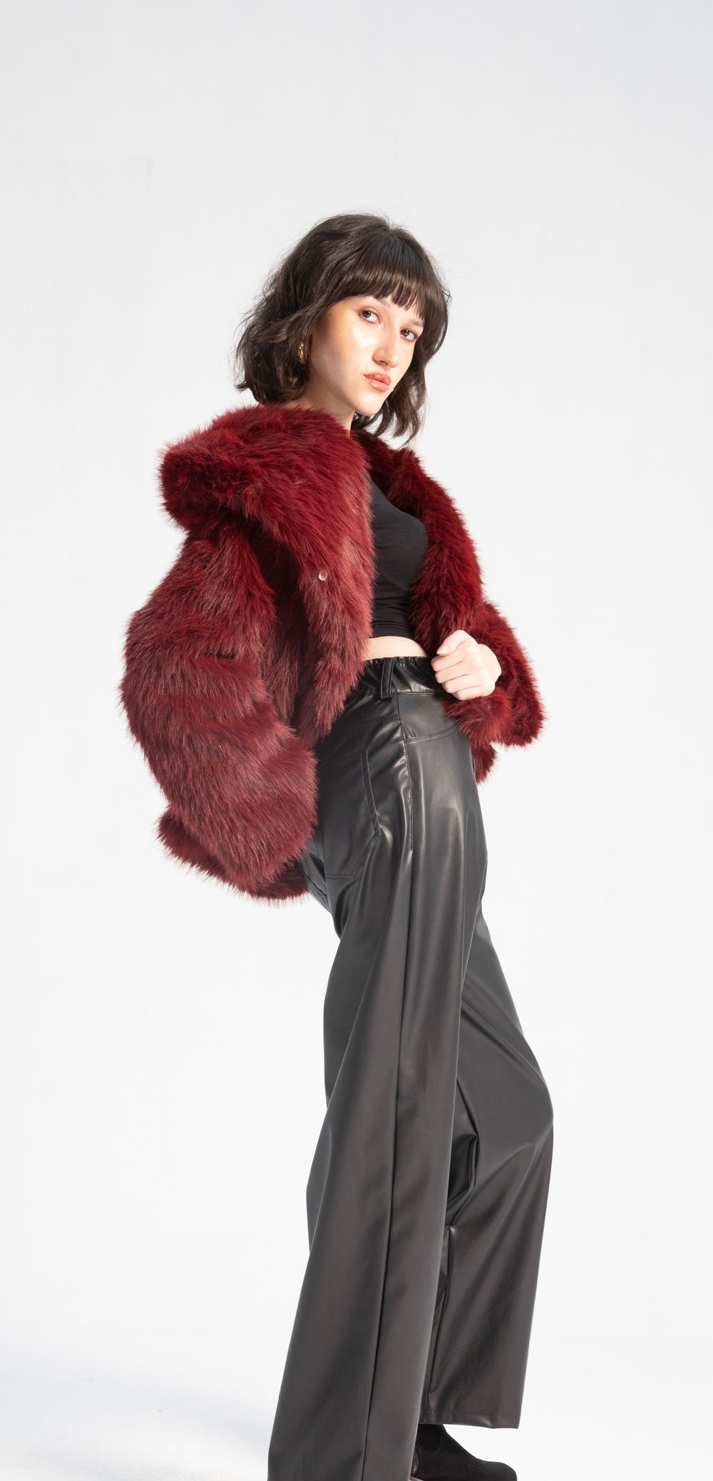 New fox fur jacket