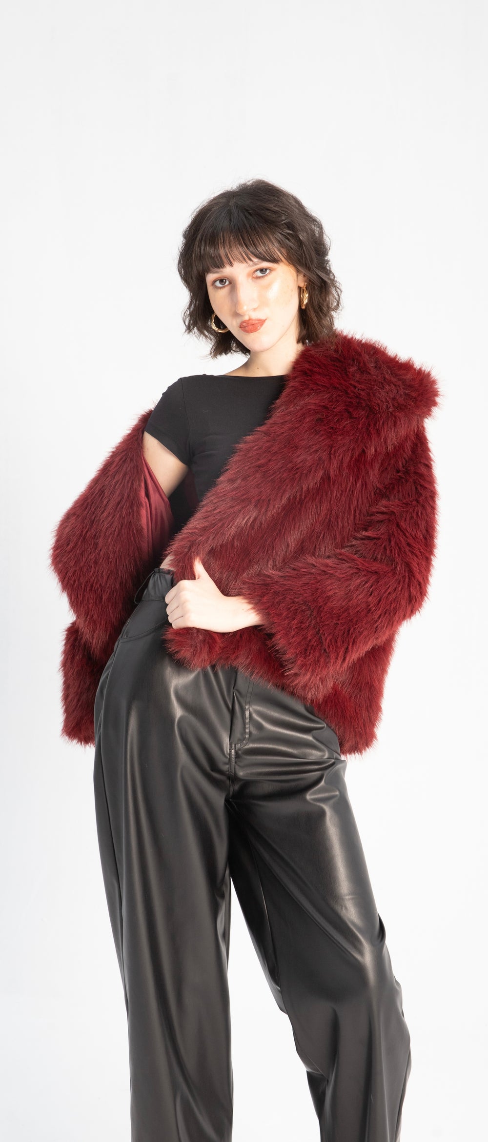 New fox fur jacket