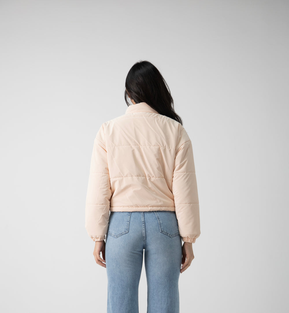 Statement cropped puffer jacket