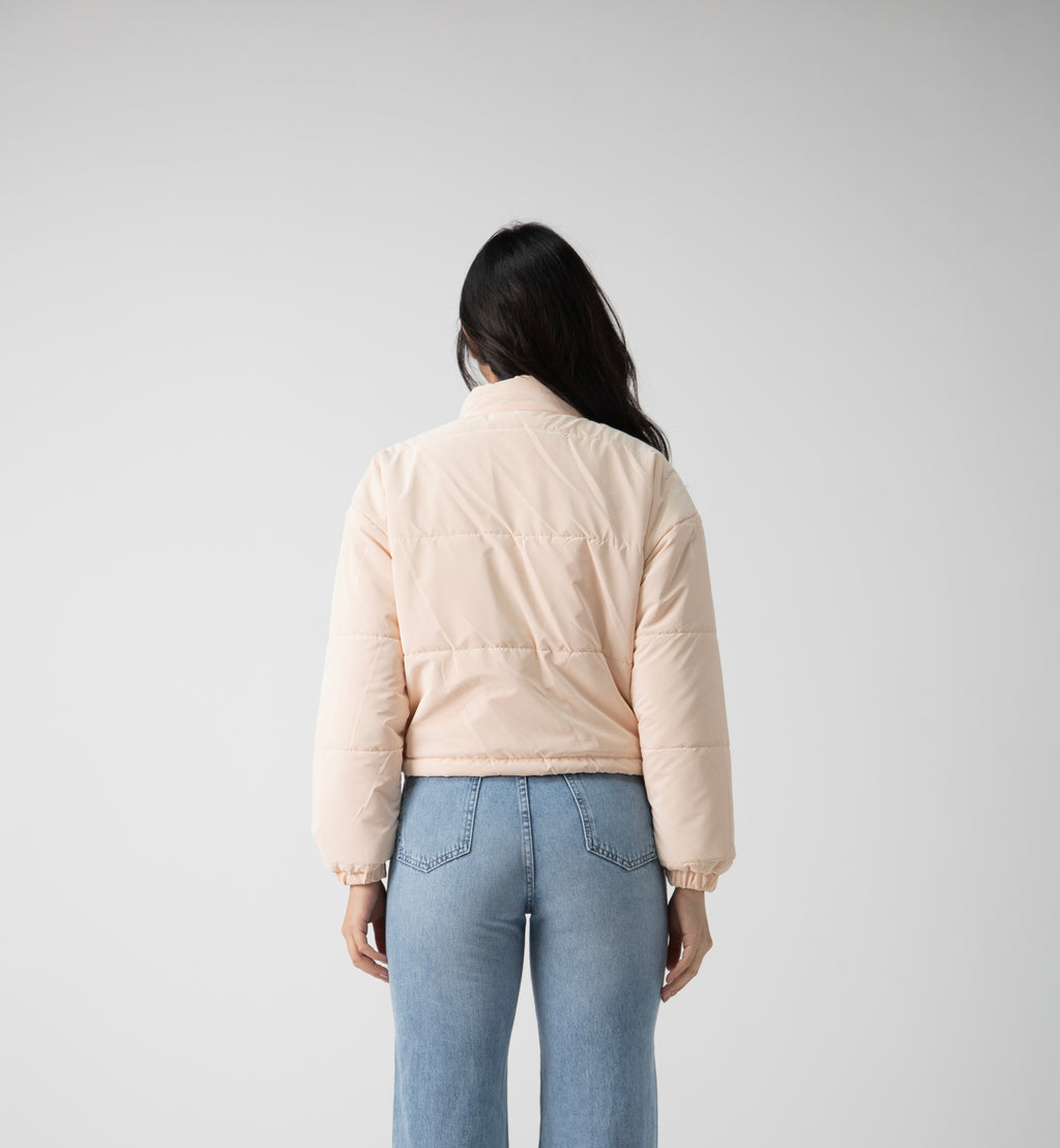 Statement cropped puffer jacket