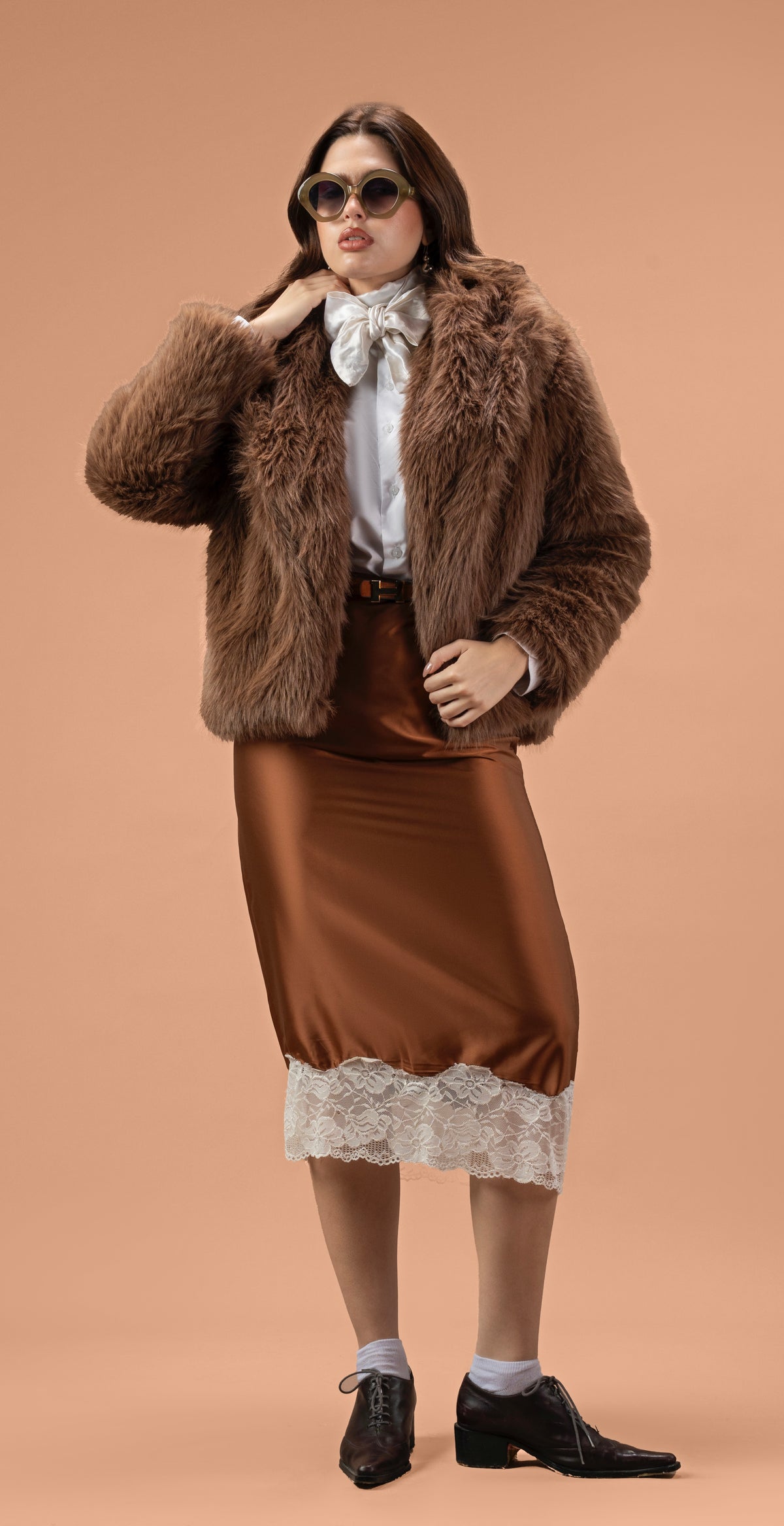 New fox fur jacket