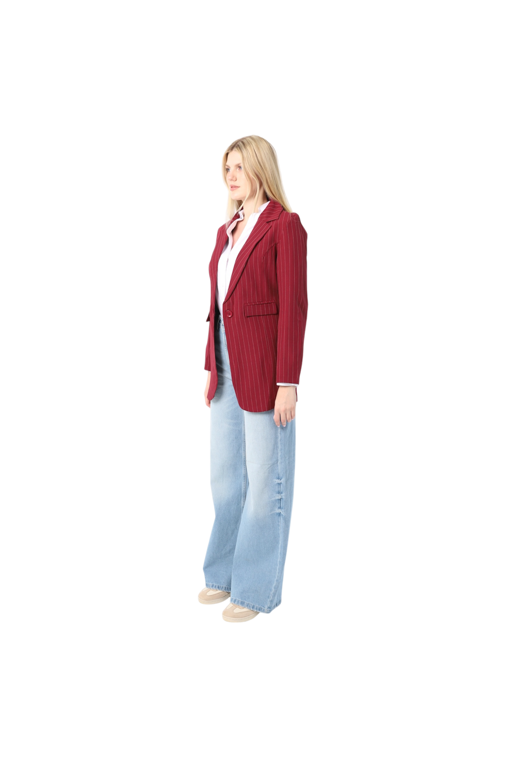 Stripe Blazer Classic