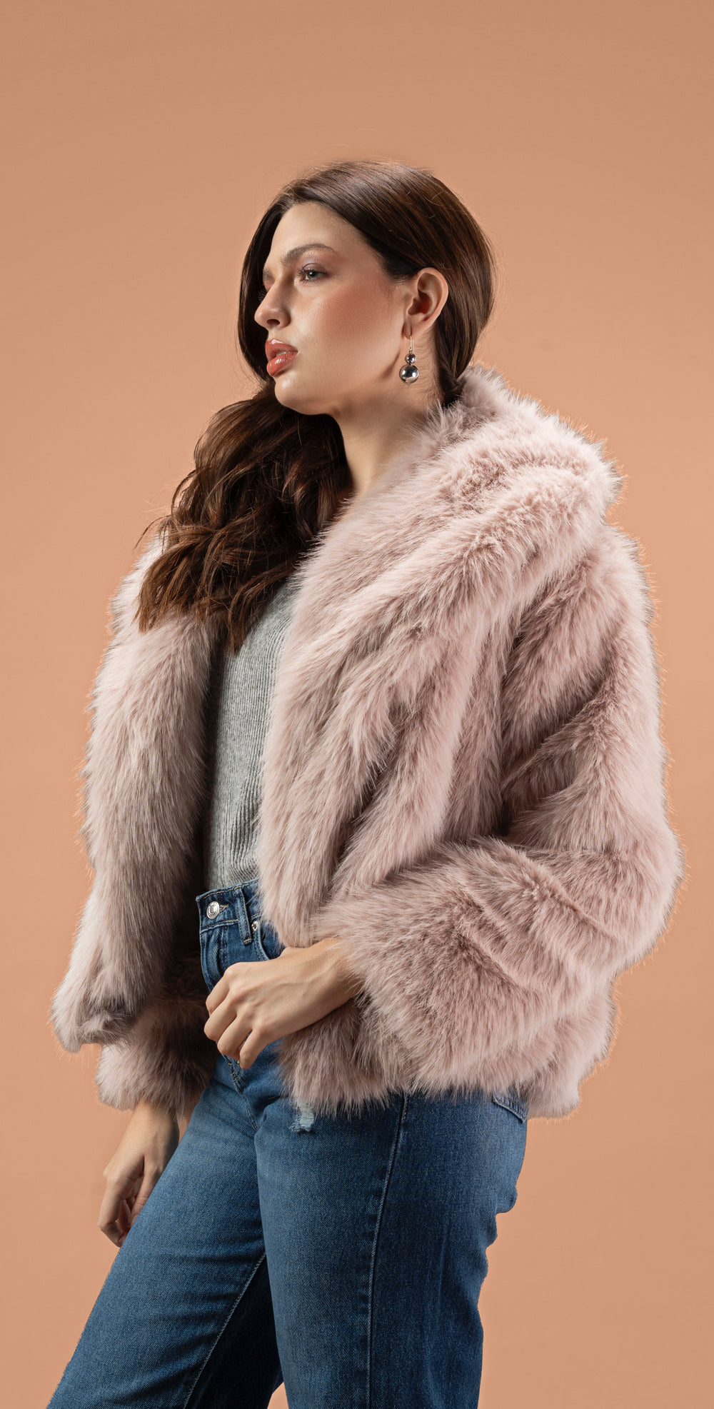 New fox fur jacket
