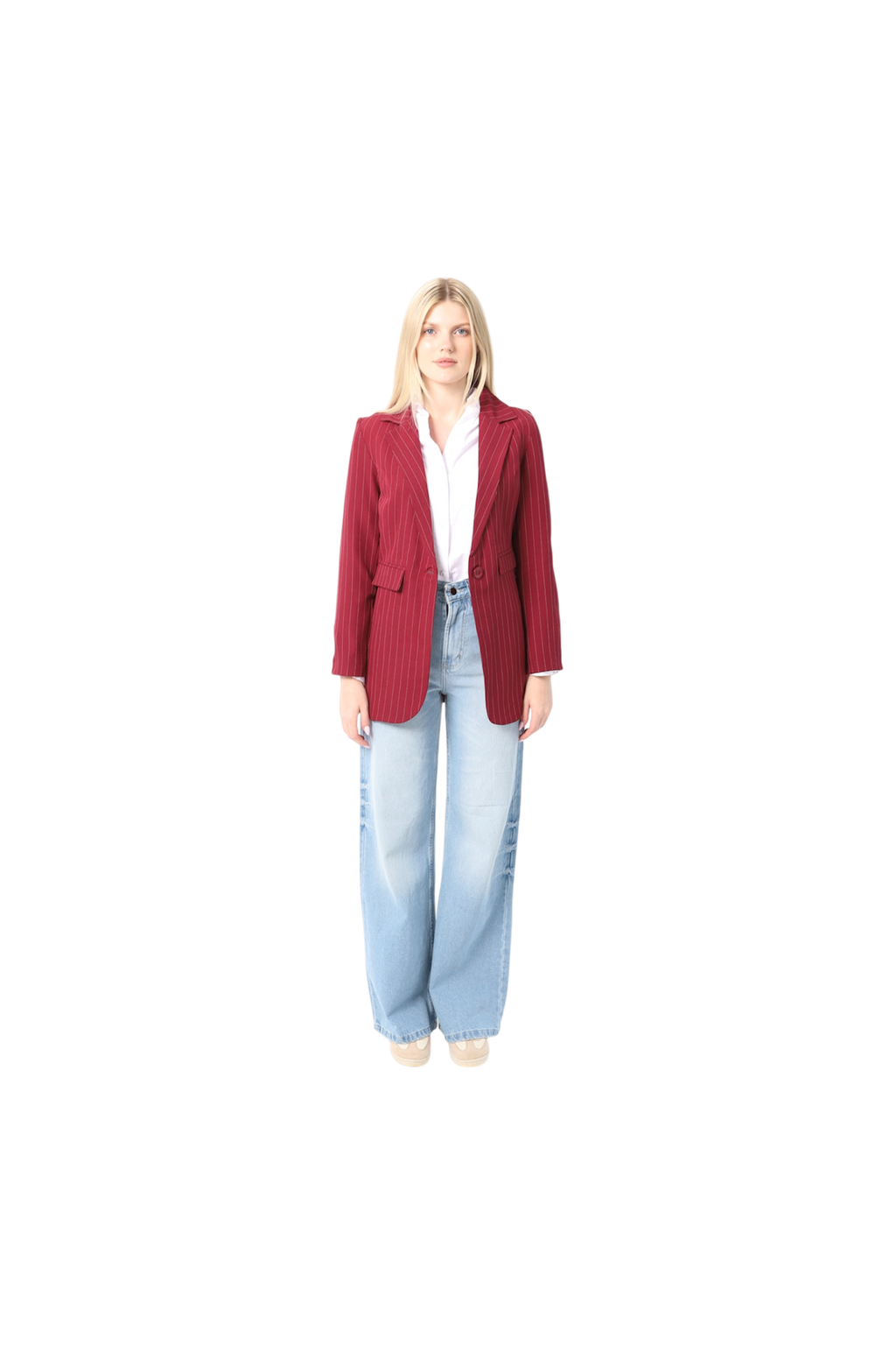 Stripe Blazer Classic