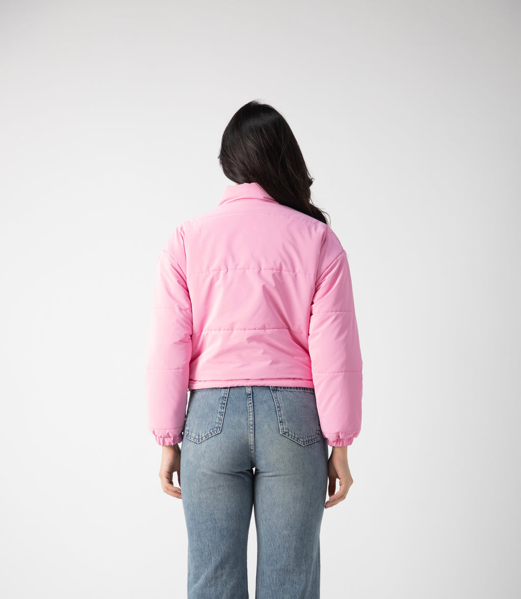 Statement cropped puffer jacket