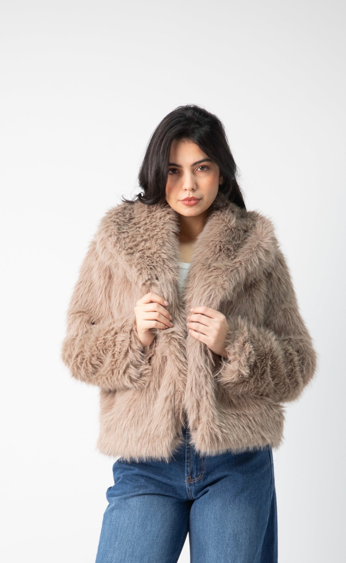 New fox fur jacket