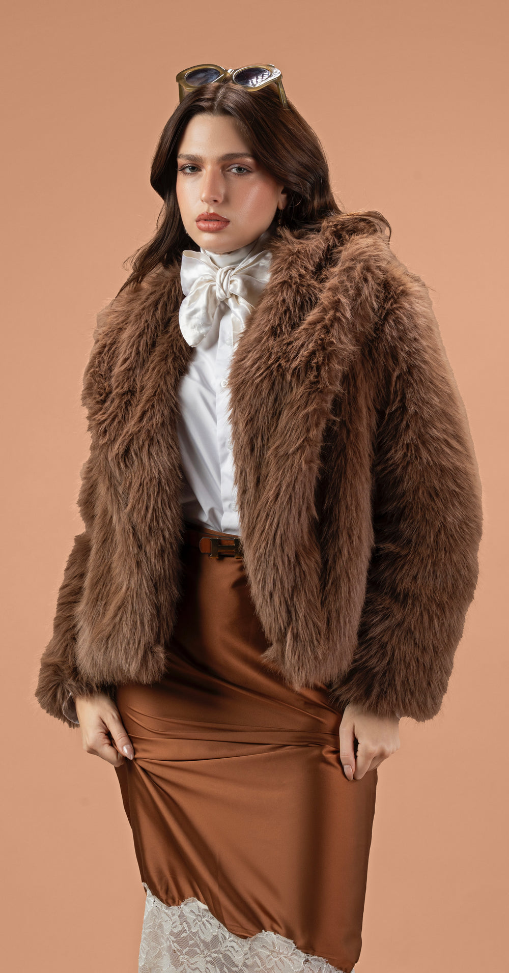 New fox fur jacket