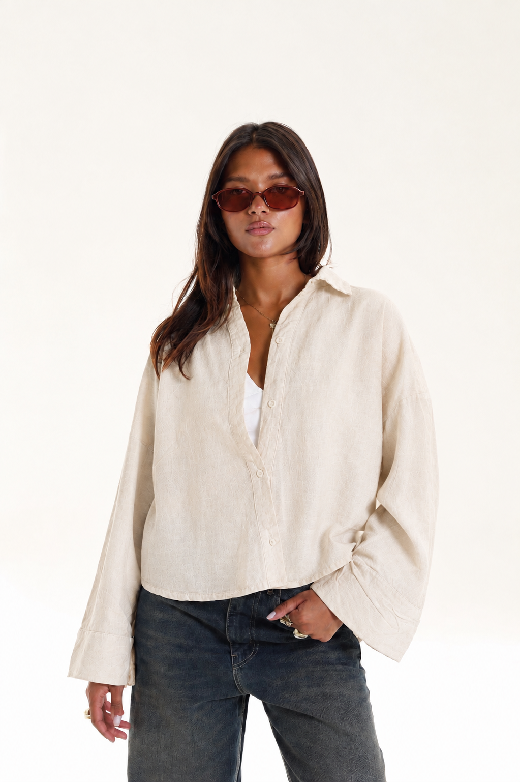 Treasure over size shirt