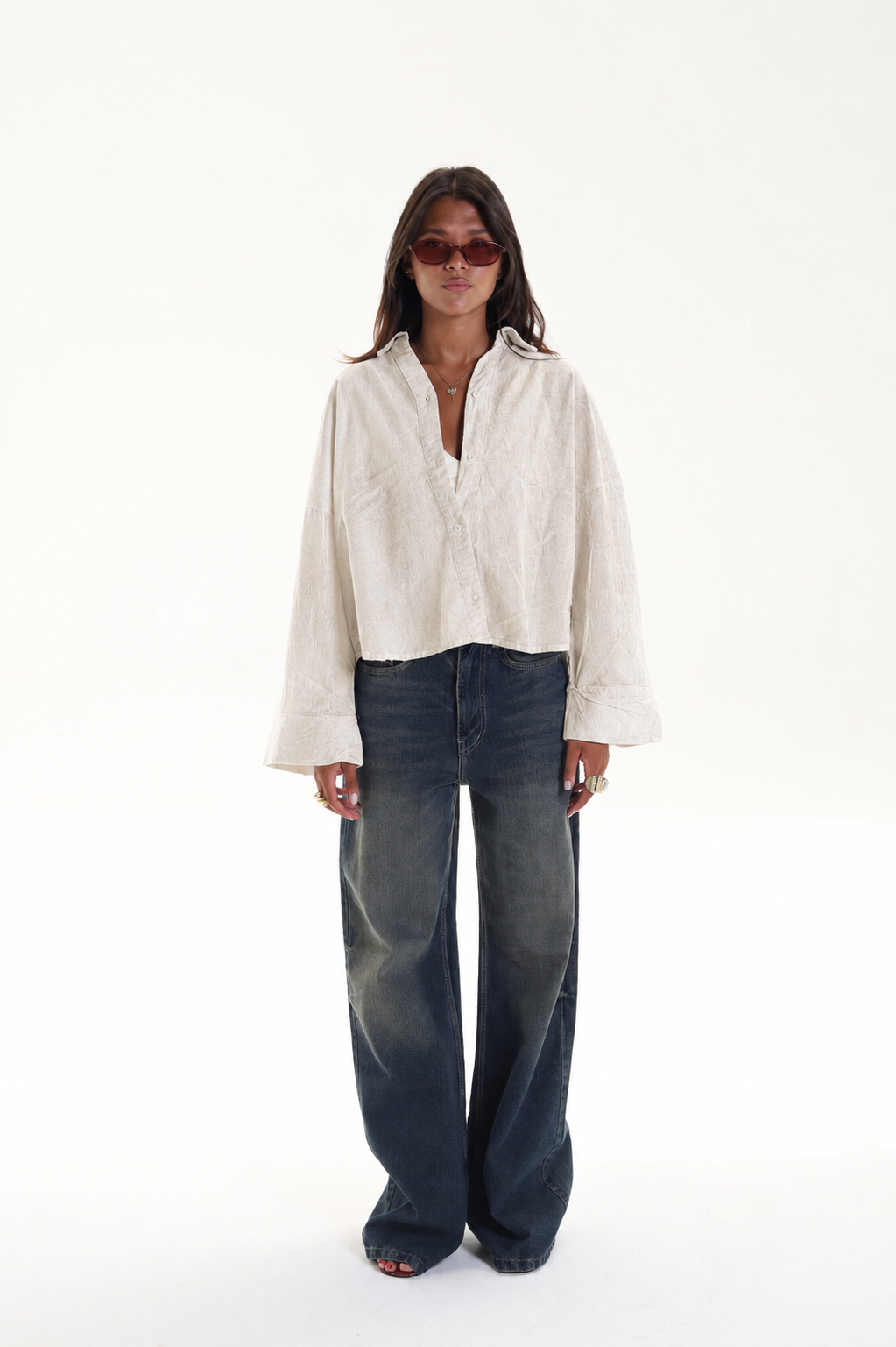 Treasure over size shirt