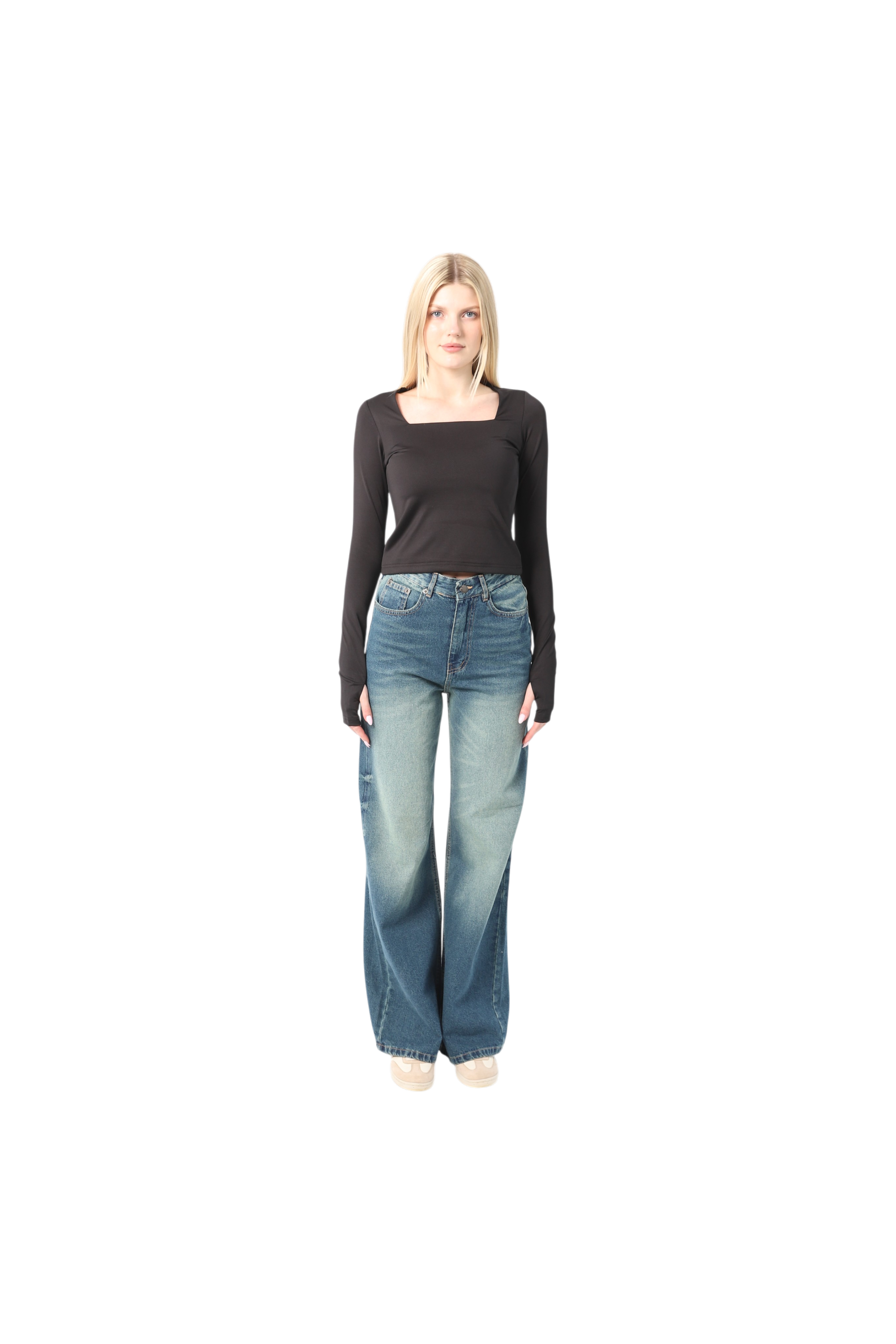 Wide Leg Basic Pants