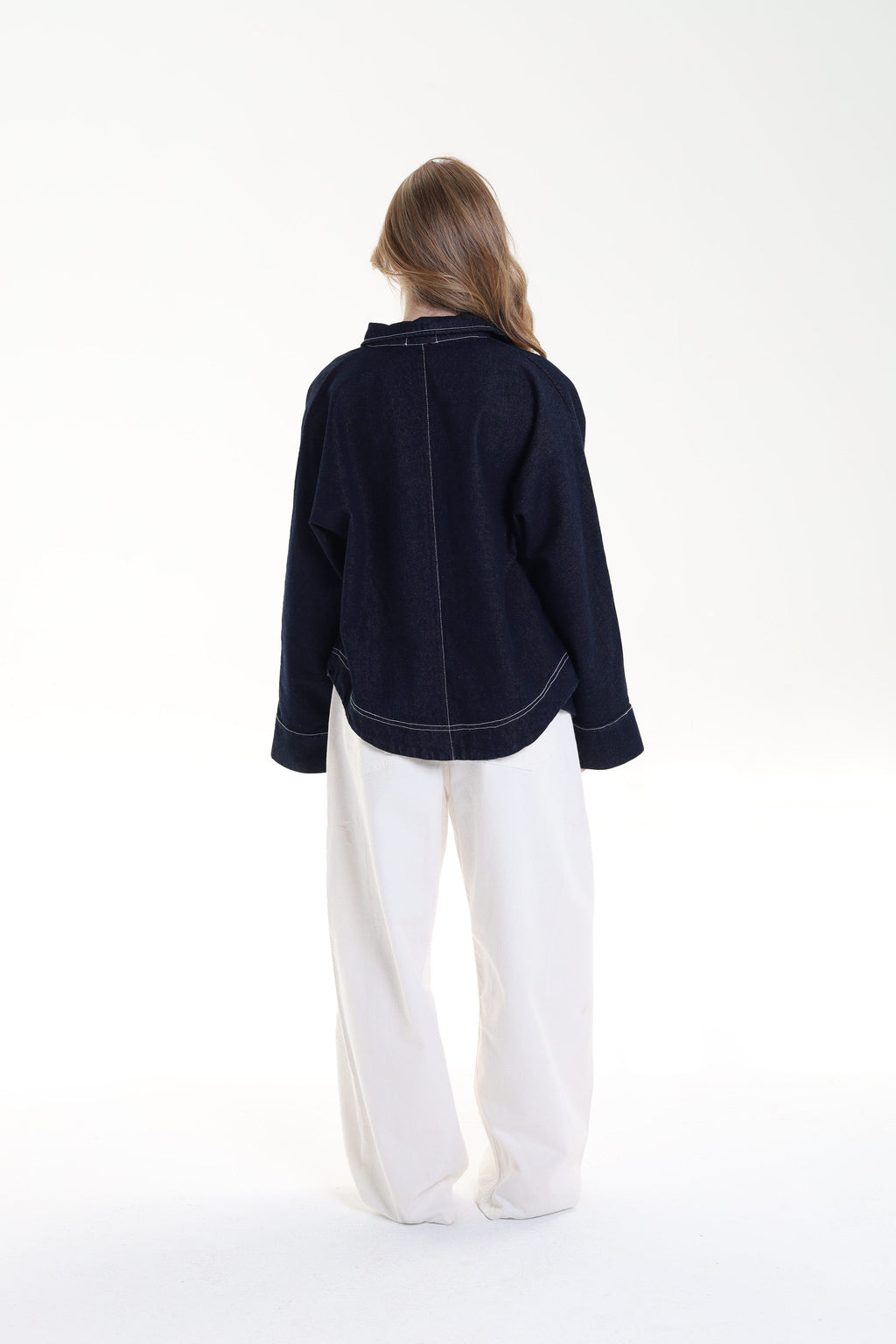 Relaxed Denim Blouse