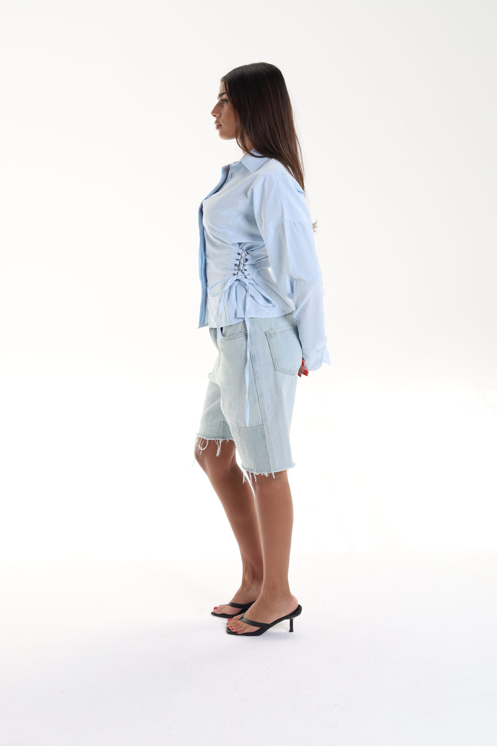 Side Metal Ring Shirt