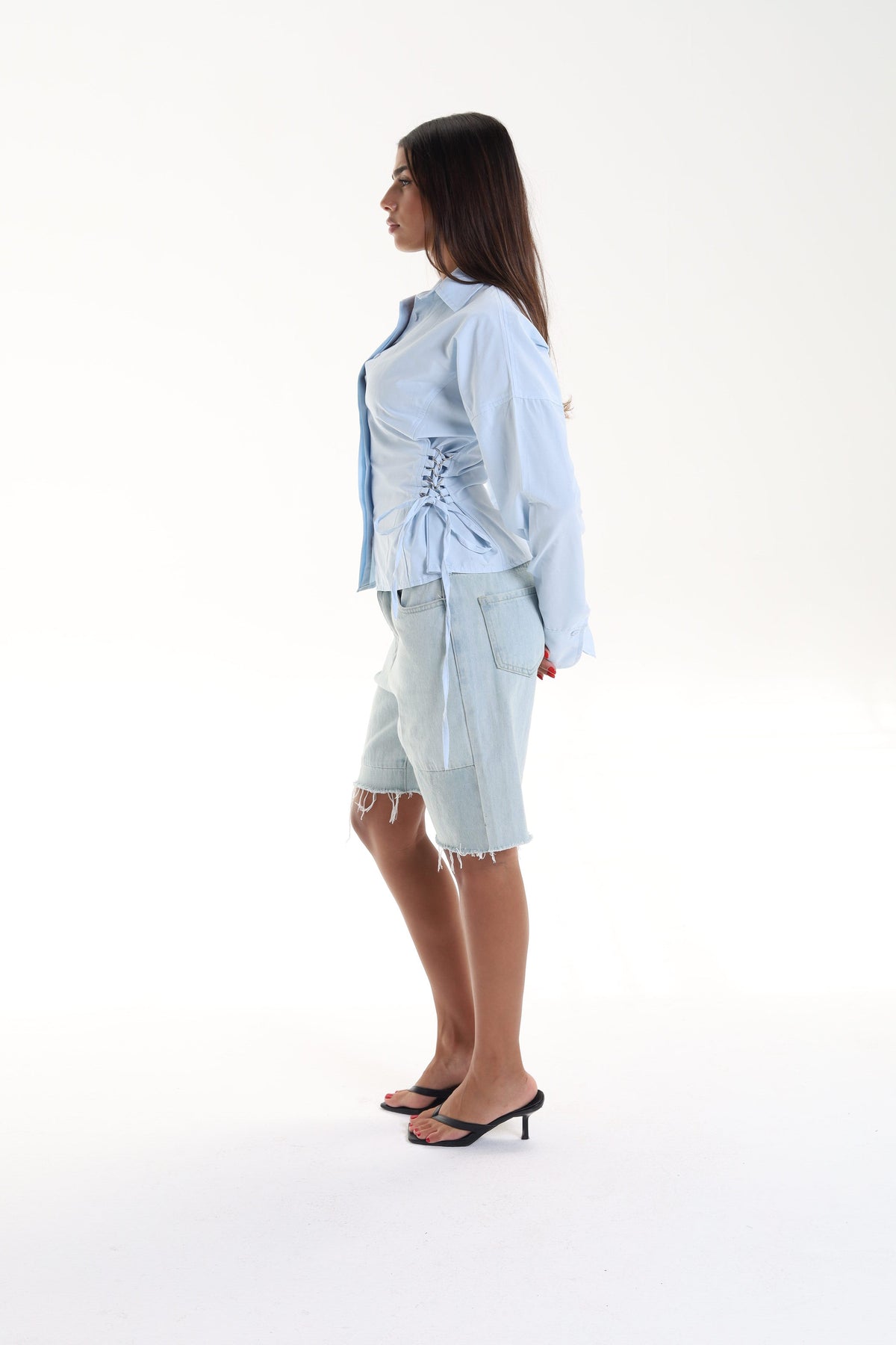 Side Metal Ring Shirt