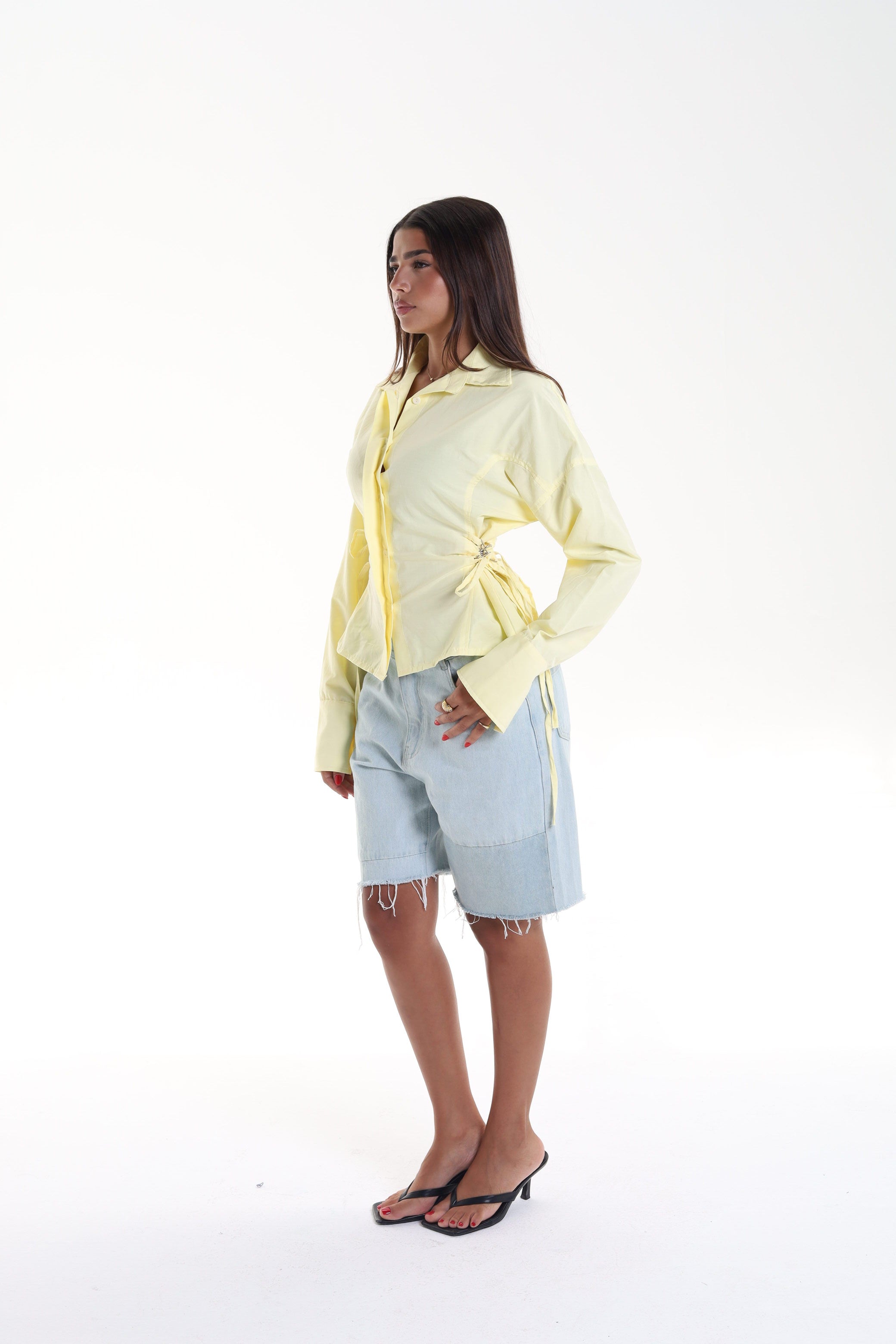Side Metal Ring Shirt