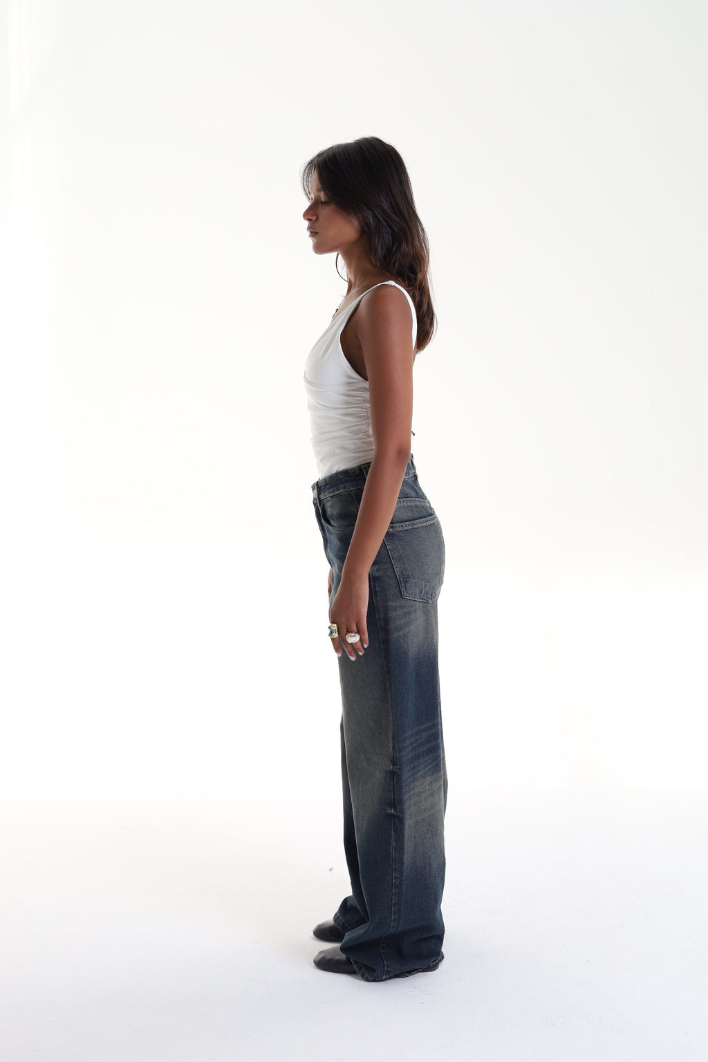 Wide Leg Basic Denim