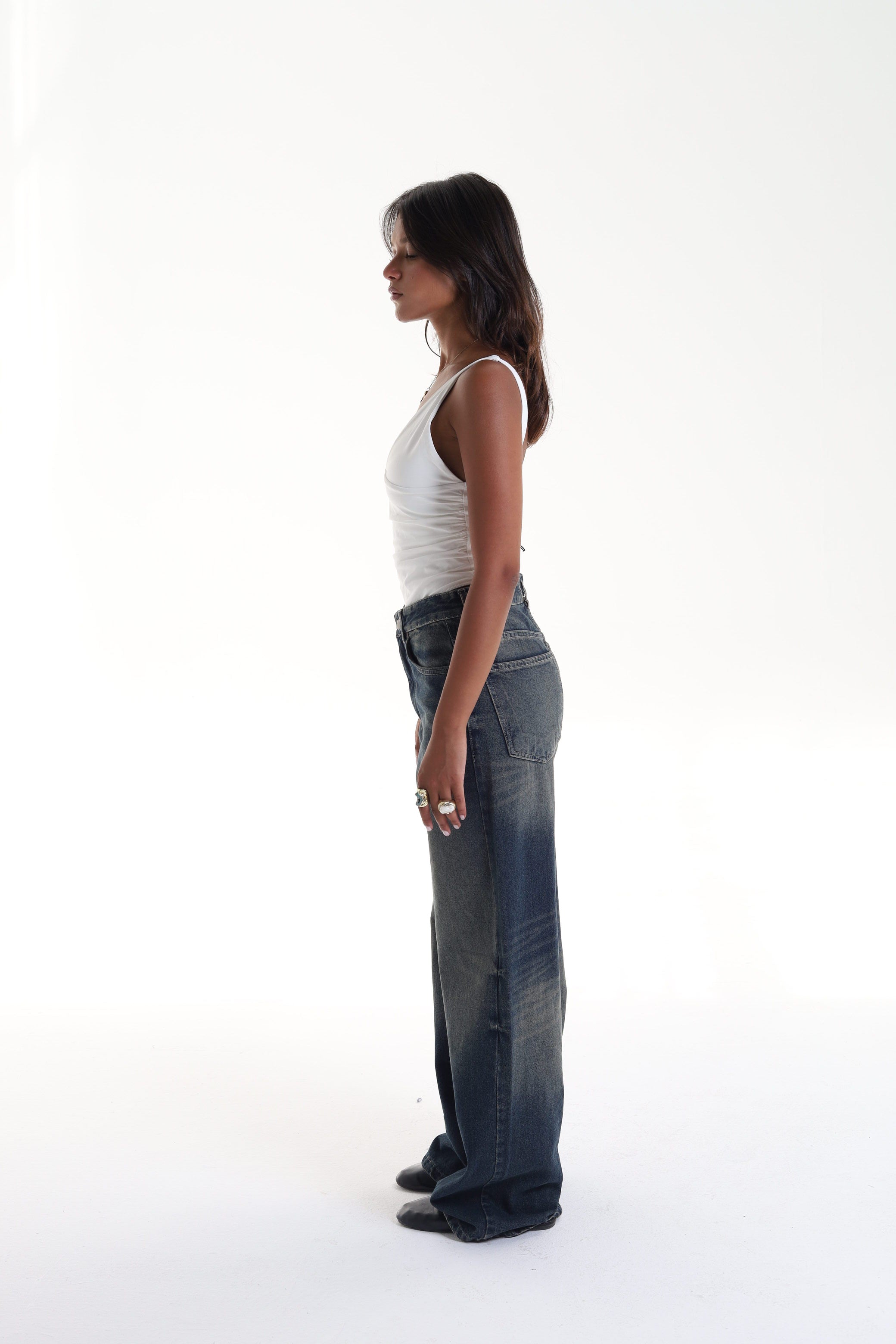Wide Leg Basic Denim