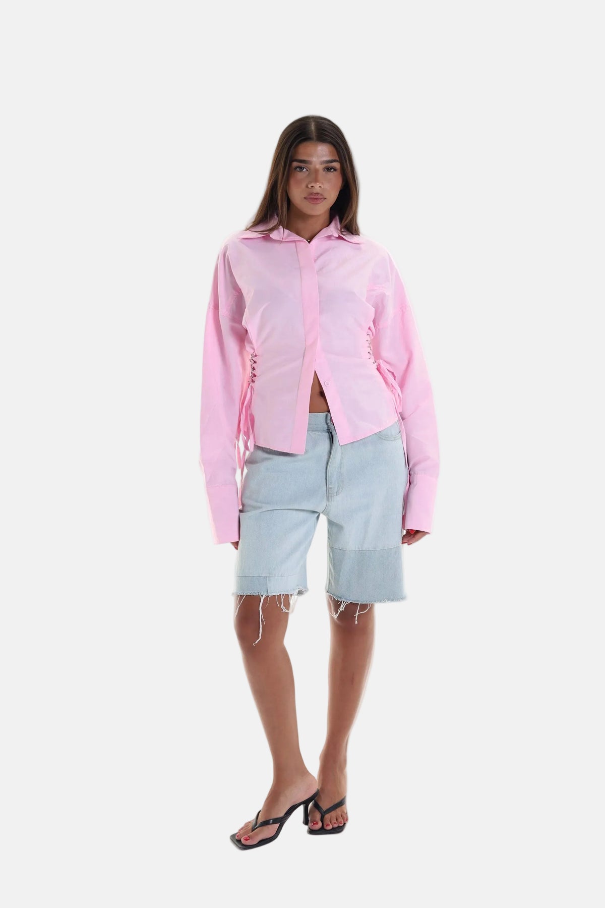 Side Metal Ring Shirt