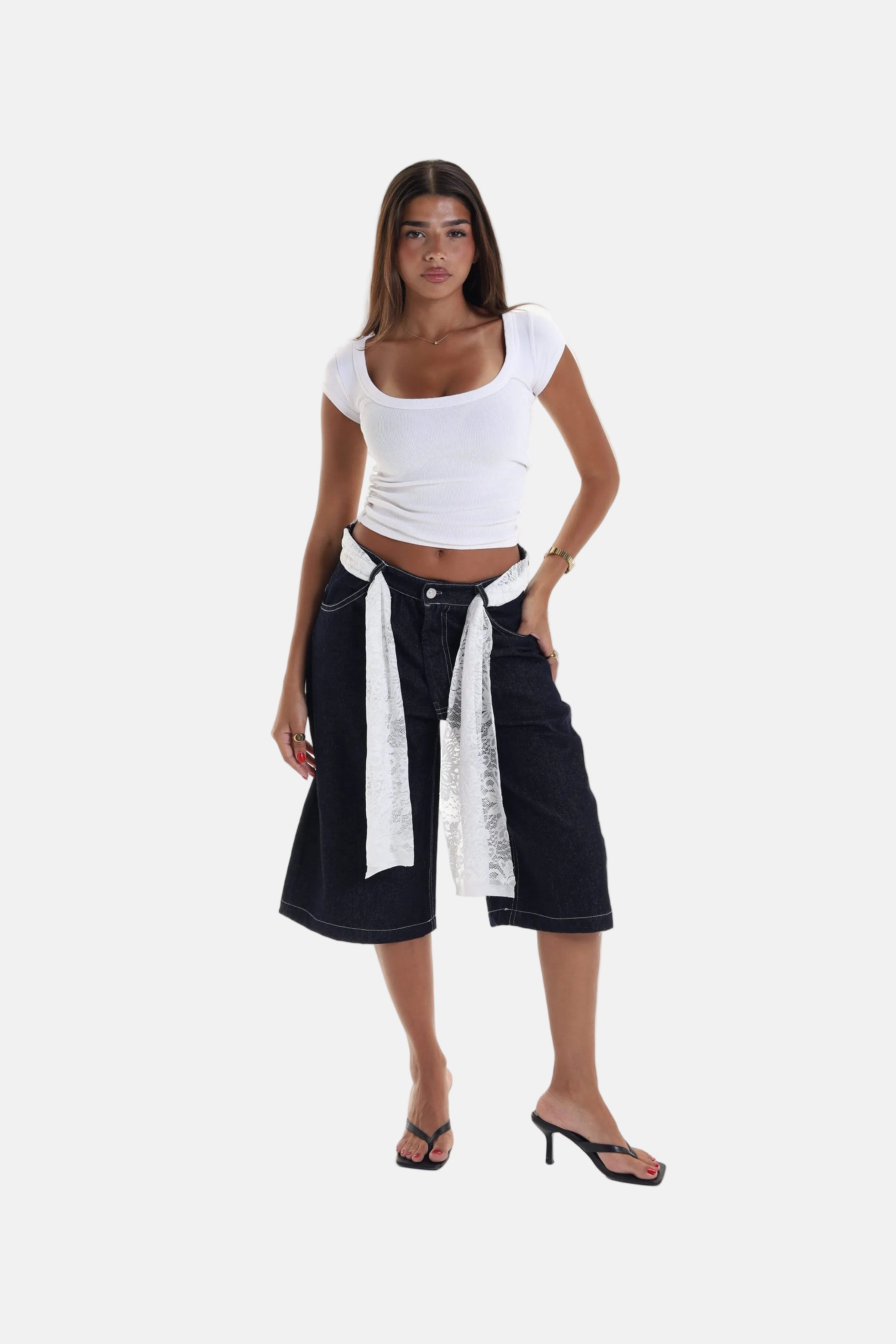 Navy Jorts