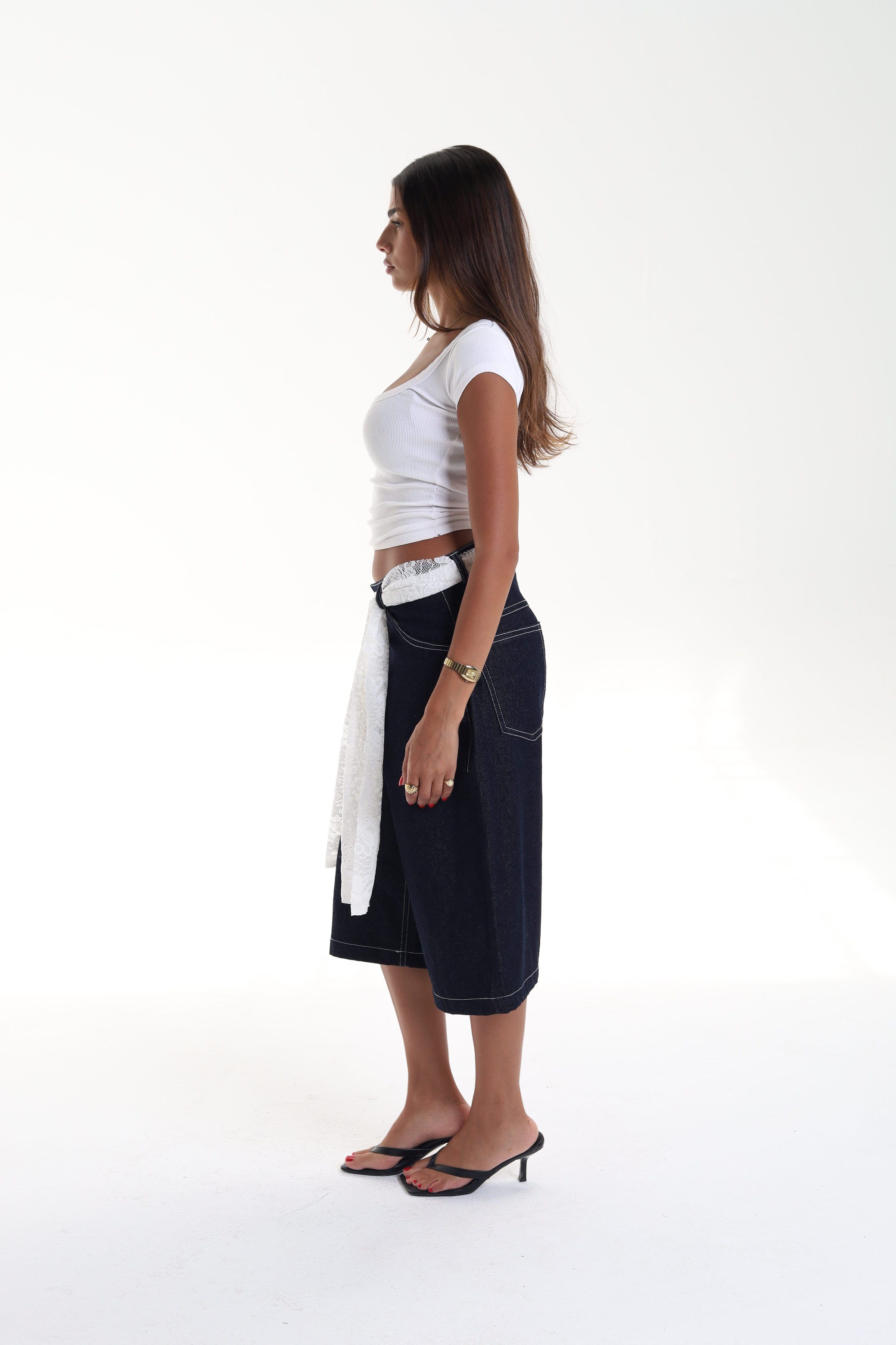 Navy Jorts