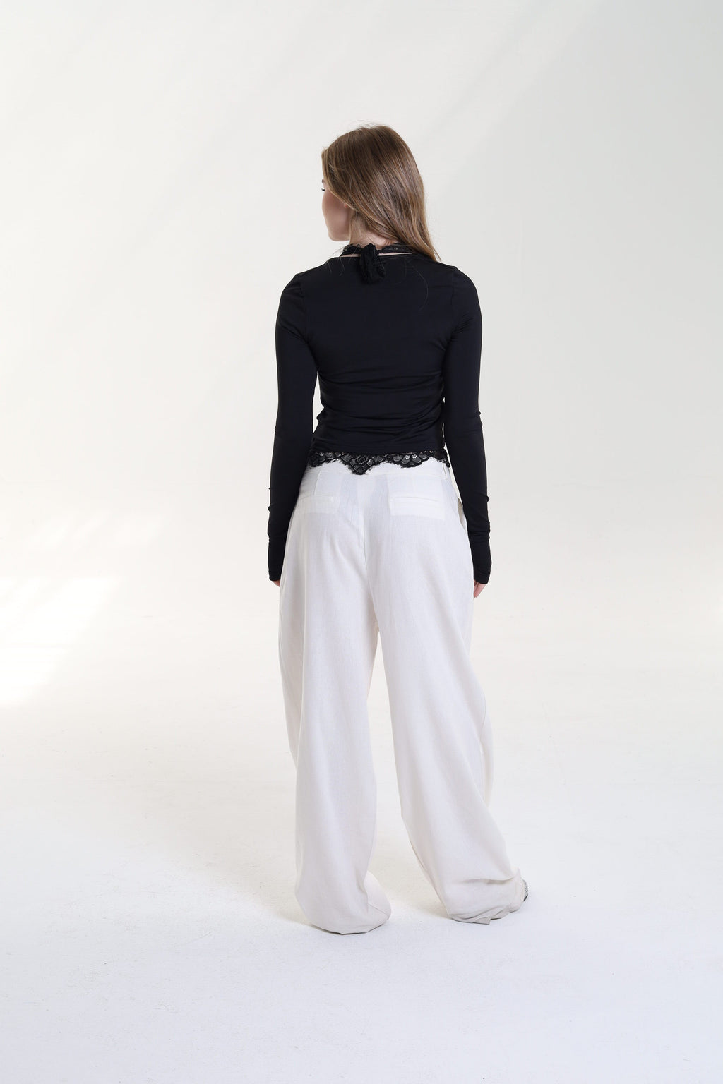 Square Neck Lace Top