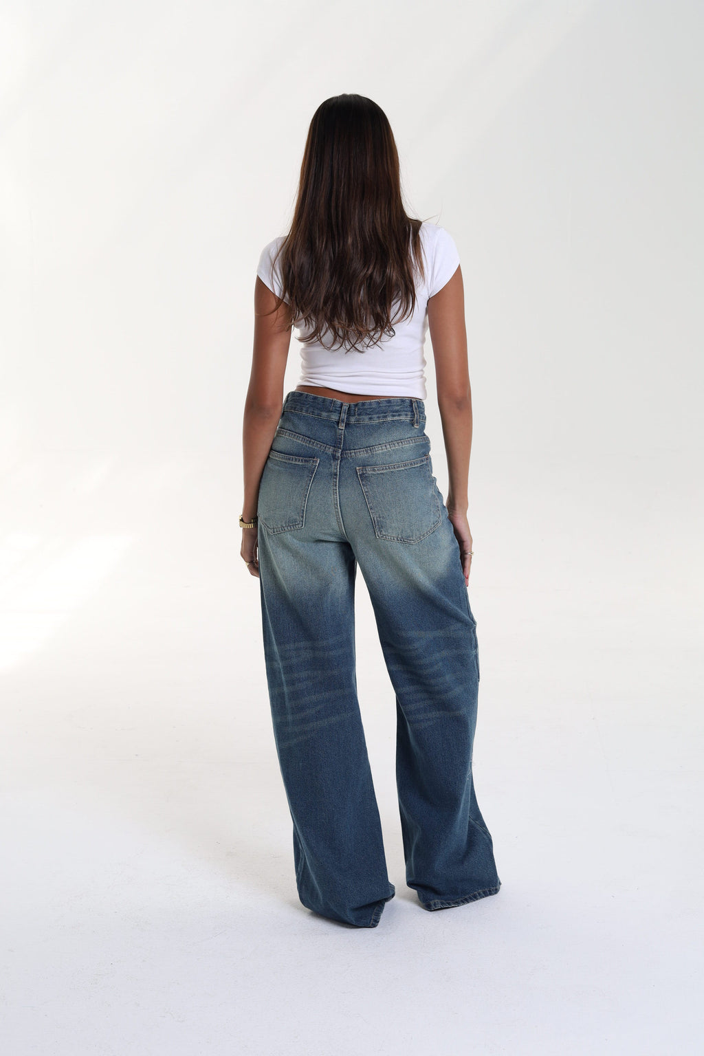 Wide Leg Basic Denim