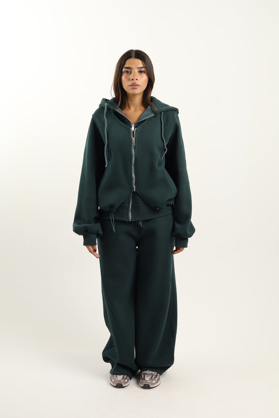 Layered Melton Jacket