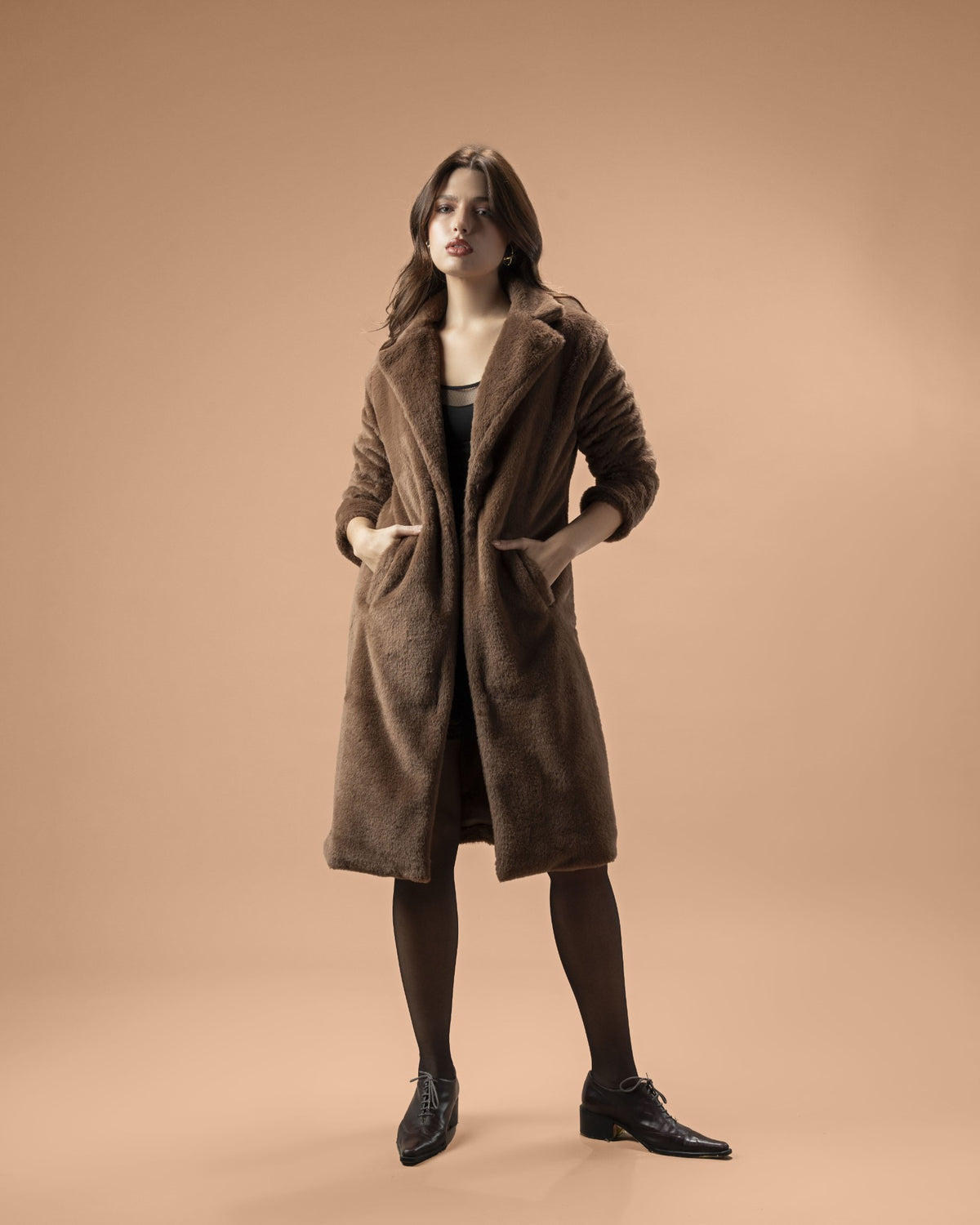 Long Soft Fur Coat